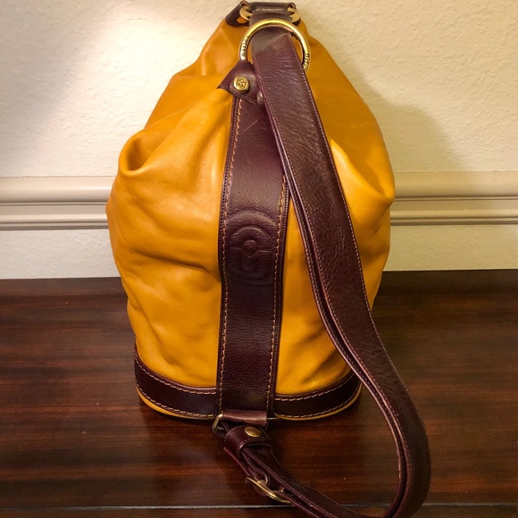 Marino Orlandi Handbags - Marino Orlandi Genuine Leather Sling Bag Backpack